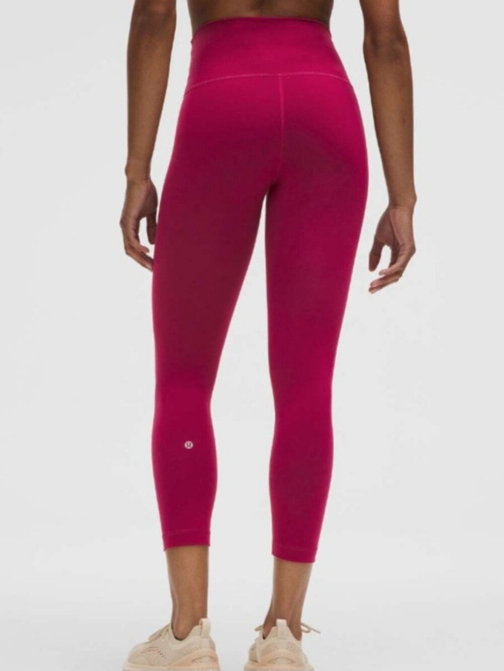 Lululemon Wunder Train High-Rise Crop 23" Magenta Smoke? Size 4